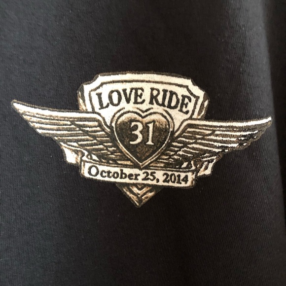 Love Ride T Shirt - Picture 2 of 4